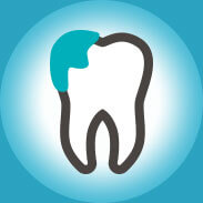 Ikona - wypełnienia w obrębie zębów