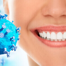 Prawidłowe nawyki higieny jamy ustnej  podczas pandemii SARS-CoV-2